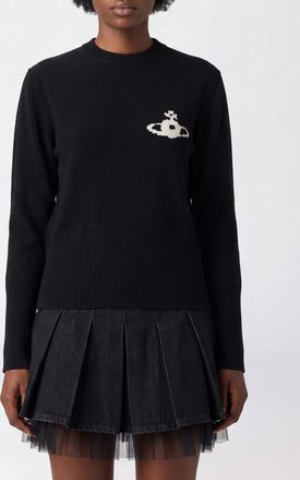 Vivienne Westwood Cardigan girocollo in lana con logo Orb jacquard