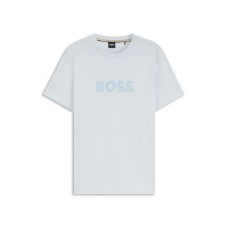 BOSS Cotton jersey T-shirt with logo print