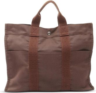 Hermès Borsa tote Yale Line MM anni 2000 - Marrone