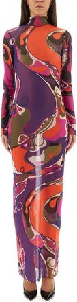 Emilio Pucci Orchid Print Dress-Donna