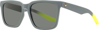 Dragon Mens Mick Fanning Sunglasses Baile LL 022 Matte Charcoal/Lime 54mm