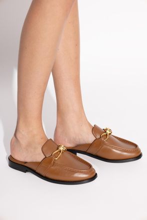 Bottega Veneta Astaire Slides, Womens, Brown