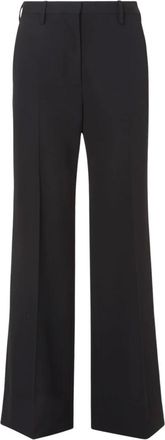 Fendi Geklede broek - Dames - Broeken - Zwart - Maat: S Katoen