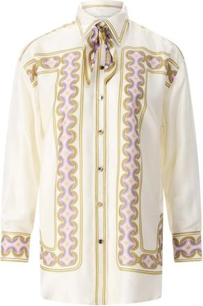 Zimmermann Zijden Blouse - Dames - Overhemden - Veelkleurig - XS - Overhemden