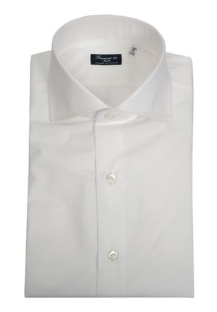 Finamore Double-Twisted Cotton Poplin Tailored Shirt Napoli Line
