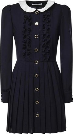 Alessandra Rich Short Wool Dress
