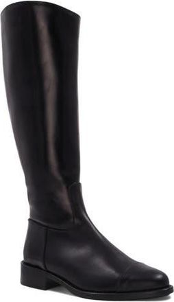 Aquatalia Nevata Weatherproof Cap Toe Knee High Boot in Black at Nordstrom Rack, Size 6.5