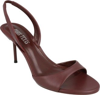 PARIS TEXAS Lidia Leather Slingback Sandal