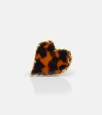 Oscar De La Renta Anillo Heart adornado