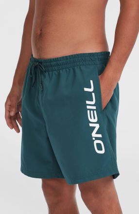 O'Neill Badehose ONEILL CALI 16 SWIMSHORTS, Herren, Gr. L, N-Gr, alma steel, Obermaterial: 100% Polyester, Badehosen Badehose
