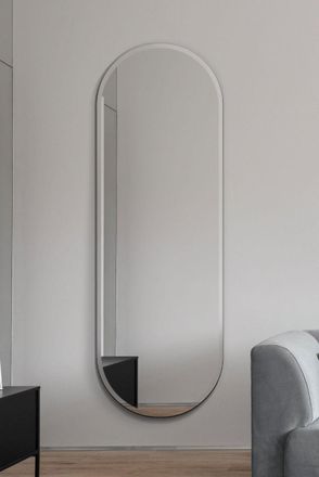 MirrorOutlet Frameless Pond Wall Mirror 63 X 22 (160x55CM) in Silver | Size: 1 Pack