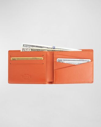 Royce Leather RFID Blocking Bifold Wallet, Personalized