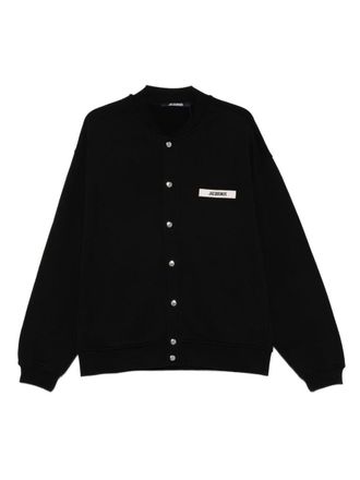 Jacquemus Black Gros Grain Cardigan