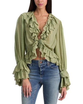 Alice & Olivia Alice + Olivia Tenney Crop Top