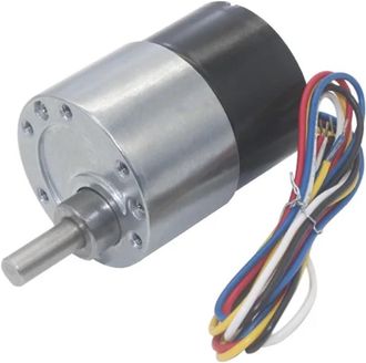 OEM Jgb37-3525 Motorreductor Cc Sin Escobillas De 12 V Y 24 V, Silencioso, Con Caja De Engranajes De Bajo Ruido Y Larga Vida &Uacute;til, 1 Unidad (45 Rpm, 12 V)