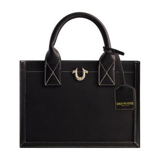 True Religion Modern Edge Suede Tote in Black at Nordstrom