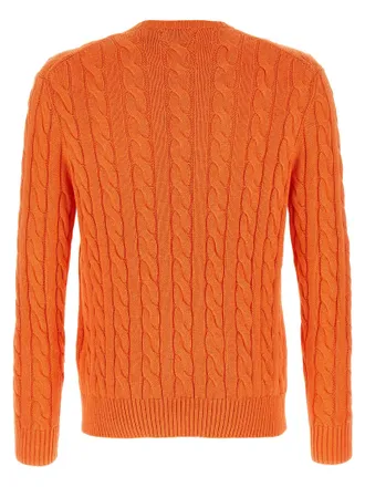 Polo Ralph Lauren Cable-Knit Cotton Sweater - Orange