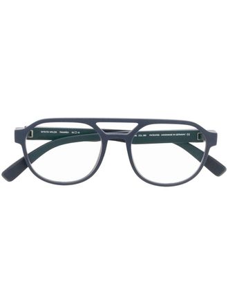 Mykita Bril met piloten montuur - Blauw