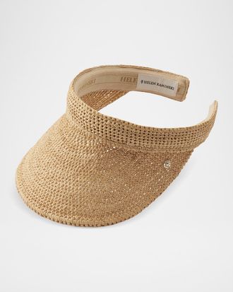 Helen Kaminski Erin Raffia Visor