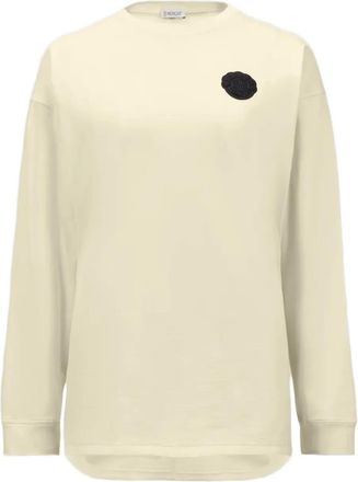 Moncler x Lulu Li T-shirt a maniche lunghe - Toni neutri