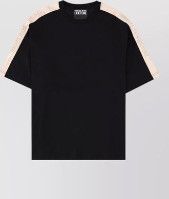 Versace Jeans Couture short sleeve crew neck logo t-shirt