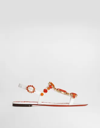Dolce & Gabbana Sandalo - Woman Sandals And Wedges Multicolor 41.5