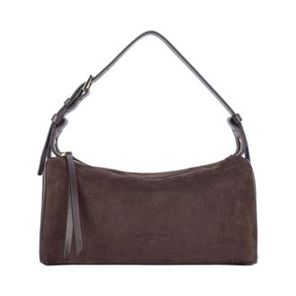 Lancaster Sac Rectangle Zipp&eacute; M - Dames - Tassen - Bruin - Maat: ONE Size Leer