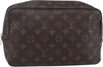 Louis Vuitton Pre-owned Clutches, female, Brown, Size: ONE SIZE Pre-owned Vintage Canvas Clutch