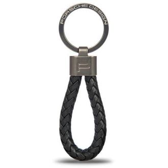 Porsche Design Key Ring Leather Cord in Black at Nordstrom
