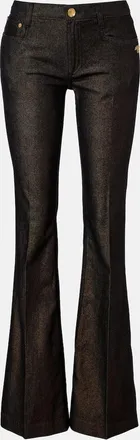 Roberto Cavalli Embellished flared jeans