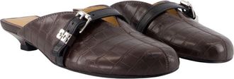 Ganni Womens Sue Mule Brown Synthetic