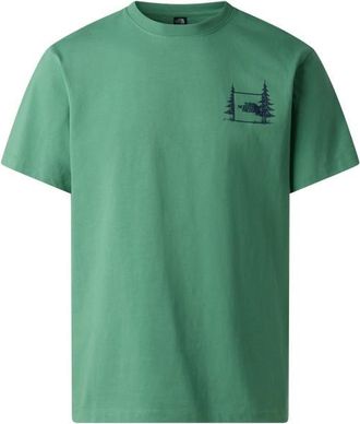 The North Face Camping Relaxed Short Sleeve Graphic Tee T-Shirt f&uuml;r Herren | gr&uuml;n/t&uuml;rkis