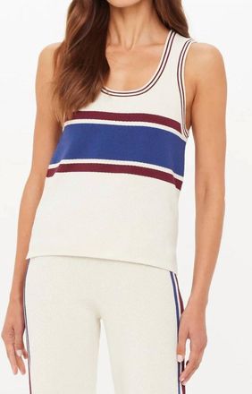 The Upside Adesa Vilde Knit Tank Top In Creme