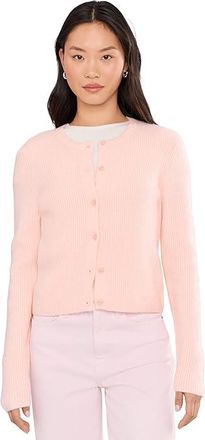 Daze The Muse Long Sleeve Cardigan Womens Sweater Think Pink : MD, Acrylic/Nylon/Spandex