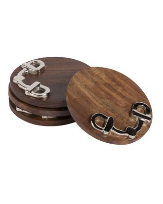Go Home GO Home Set of 4 Stirrup Coasters