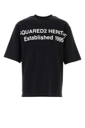 Dsquared2 Black Crew Neck T-Shirt