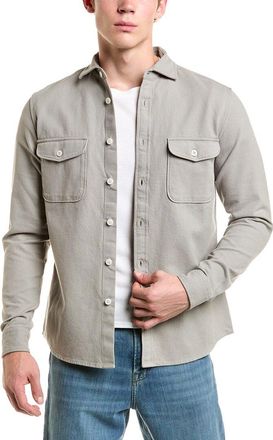 Reiss Harry Cotton Canvas Ov Casual Shirt