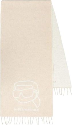 Karl Lagerfeld Scarves - Dames - Wintersjaals - Beige - ONE Size - Accessoires
