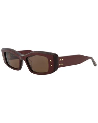 Valentino Womens Vls-109B 52Mm Sunglasses