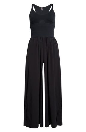 Free People FP Movement Renewal Waves Jumpsuit in Black at Nordstrom, Size X-Small