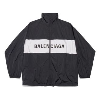 Balenciaga Zip-Up Jacket Black 725302TPO061000