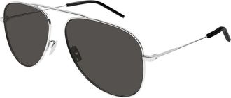 Saint Laurent SL 800 002 Mens Sunglasses Silver Size 59 - Free RX Lenses - Free RX Lenses