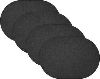 Fortessa Set Of 4 Loft Oval Felt Placemats