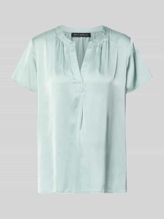 Betty Barclay Blusenshirt aus Satin mit V-Ausschnitt in Mint, Gr&ouml;&szlig;e 44