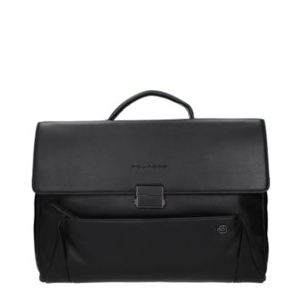 Piquadro Herrens Arbeitstaschen Leder Schwarz