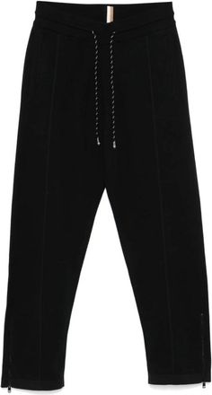 HUGO BOSS Trainingsbroeken - Heren - Sweatpants - Zwart - S - Katoen - Broeken