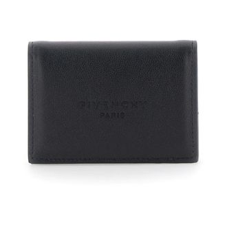 Givenchy Card Holder with Embossed Logo Lettering - male - Givenchy - Wallets & Cardholders - Black - ONE SIZE - Accessories