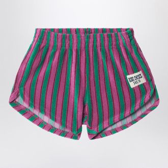 Bobo Choses striped terry shorts