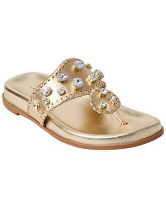 Jack Rogers Jacks Sport Jeweled Leather Sandal