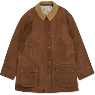 Fortela WFloriane Waxed Cotton Jacket in Brown at Nordstrom, Size 40 Eu